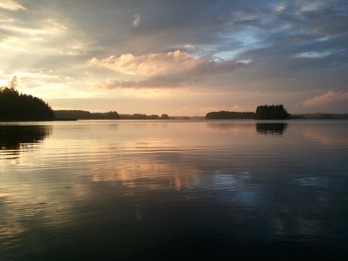 Finland, Vasara, Ežeras, Apmąstymai, Vakaras