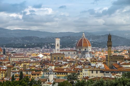 Firenze, Žvilgsnis, Miesto Panorama, Miestas, Senamiestis, Vaizdas, Vista