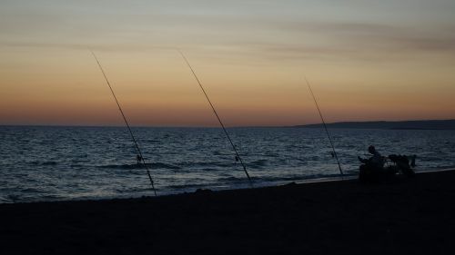 Žuvis, Jūra, Vakaras, Twilight, Poilsis, Kantrybė, Žvejyba, Atsipalaidavimas, Nuotaika