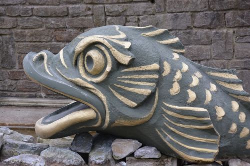Žuvis, Skulptūra, Oostende