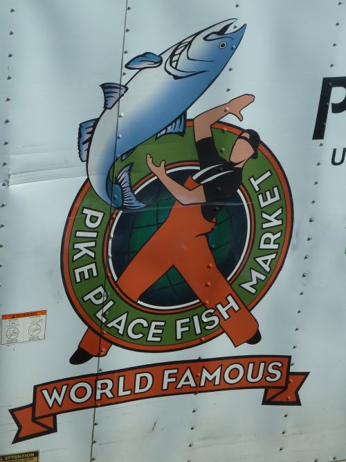 Žuvis, Logotipas, Žuvų Parduotuvė, Laivo Siena, Turgus, Jūra
