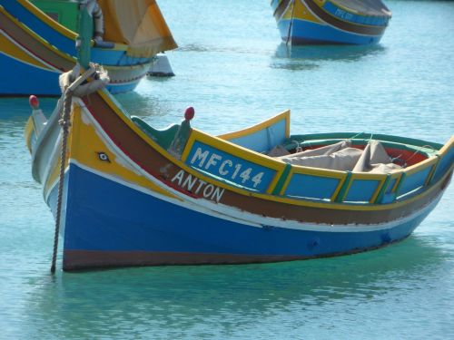 Žvejyba, Uostas, Malta, Marsaxlokk, Žvejybos Laivas, Boot, Spalvinga, Jūra