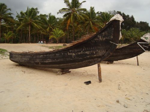 Žvejybos Laivas, Boot, Kerala, Indija, Žvejyba, Medinė Valtis