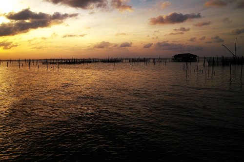 Žvejų Kaimelis,  Koh Yor Salą,  Songkhla,  Pietų,  Tailandas