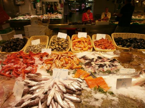 Žuvų Laikytojas, Žuvis, Rinkos Salė, Barcelona, Žuvis Stovi, Frisch, Turgus, Pardavimas