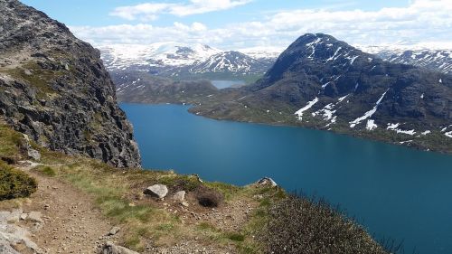 Fjordas, Norvegija, Sc, Skandinavija, Kalnas