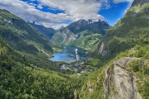 Fiordai,  Norvegija,  Kraštovaizdis