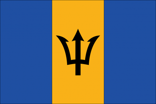 Vėliava, Šalis, Barbados, Nemokama Vektorinė Grafika