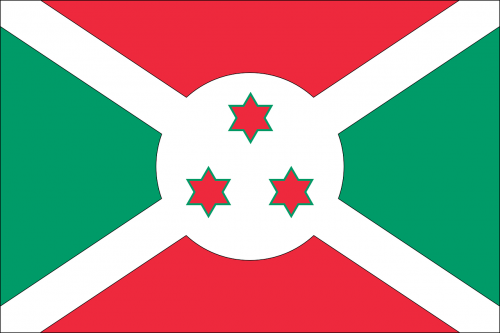 Vėliava, Šalis, Burundis, Nemokama Vektorinė Grafika