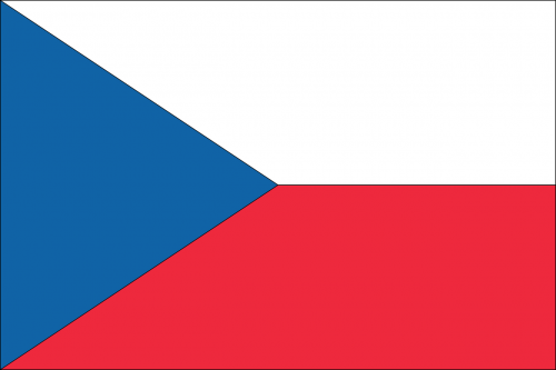 Vėliava, Šalis, Čekijos Respublika, Nemokama Vektorinė Grafika