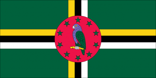 Vėliava, Šalis, Dominica, Nemokama Vektorinė Grafika