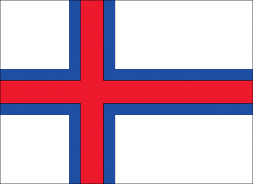 Vėliava, Šalis, Farerų Salos, Nemokama Vektorinė Grafika