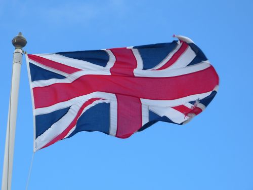 Vėliava, Jungtinė Karalystė, Union Jack, Plazdėjimas, Kirsti, Mėlynas, Raudona Balta