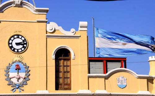 Vėliava, Argentina, Šalyse, Architektūra, Menas, Mėlynas