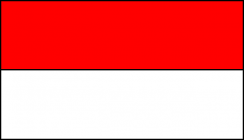 Vėliava, Indonezija, Šalis, Tautybė, Nemokama Vektorinė Grafika