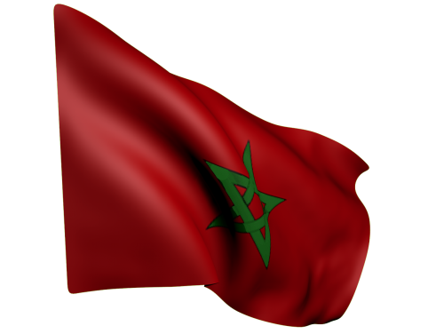 Vėliava, Marokas, Banga, Raudona, Žalias, Žvaigždė