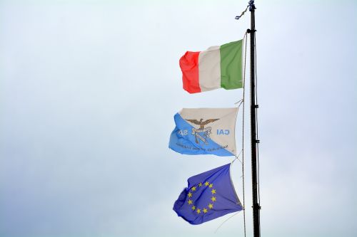 Vėliava, Aukščiausiojo Lygio Susitikimas, Italy, Europa, Alpių Klubas