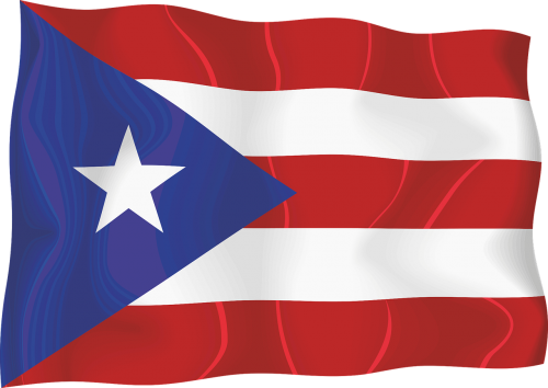 Vėliava, Puerto Rico, Šalis, Simbolis, Vektorius, Tauta, Centras, Centrinė Amerika, Raudona, Mėlynas, San Juanas, Karibų Jūra, Juostelės, Nemokama Vektorinė Grafika