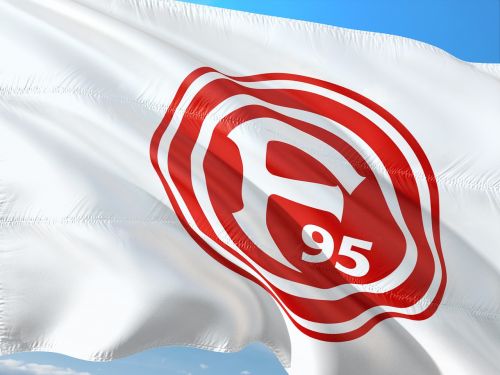 Vėliava, Logotipas, Futbolas, 2, Bundesliga, Fortuna Düsseldorf, F95