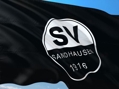 Vėliava, Logotipas, Futbolas, 2, Bundesliga, Sv Sandhausen