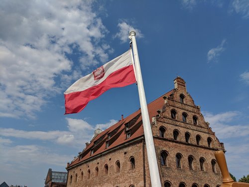Vėliava,  Lenkija,  Tauta,  Simbolis,  Gdańsk,  Stiebas