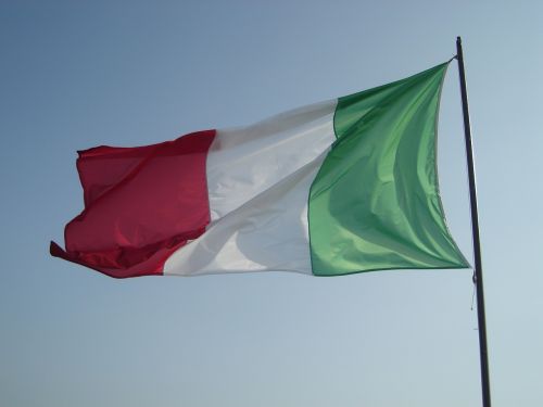 Vėliava, Italy, Italiana, Vėjas