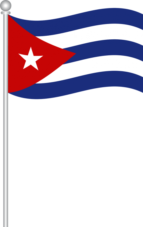 Kubos Vėliava, Vėliava, Kuba, Pasaulio Vėliavos, Nemokama Vektorinė Grafika