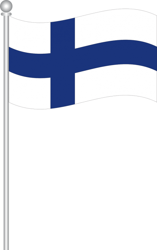 Finlando Vėliava, Vėliava, Finland, Pasaulio Vėliavos, Nemokama Vektorinė Grafika