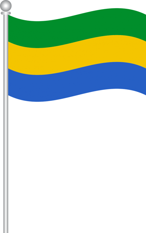 Gabono Vėliava, Vėliava, Gabonas, Pasaulio Vėliavos, Nemokama Vektorinė Grafika