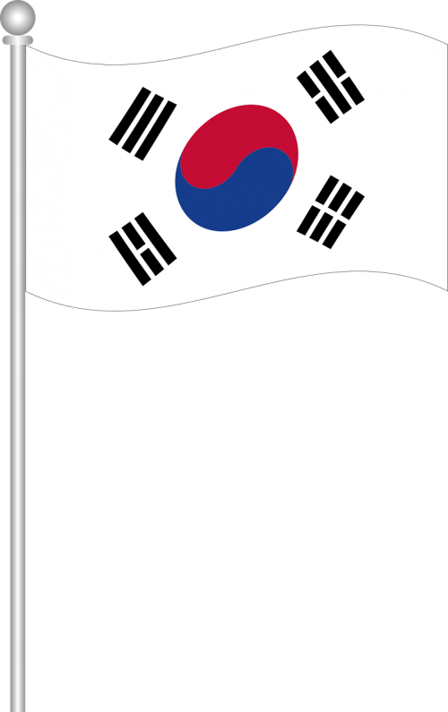 Pietų Korėjos Vėliava, Pasaulio Vėliavos, Pasaulio Vėliavos, Valstybė, Simbolis, Vėliava, Nemokama Vektorinė Grafika