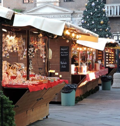 Blusų Rinka, Kalėdų, Verona, Piazza Dei Signori, Piazza Dante, Italija