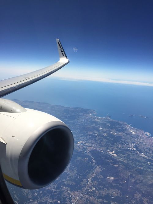 Ryanair,  Skrydis,  Šventė,  Lėktuvas,  Lėktuvas,  Kelionė,  Portugal,  Skrydis Per Portugalą