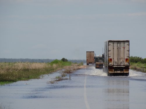 Potvynių,  Autotraukinys,  Sunkvežimis,  Kelių,  Kimberley,  Transportas,  Australija