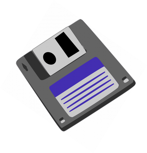 Floppy, Diskas, Magnetinis, Saugojimas, Diskette, Nemokama Vektorinė Grafika