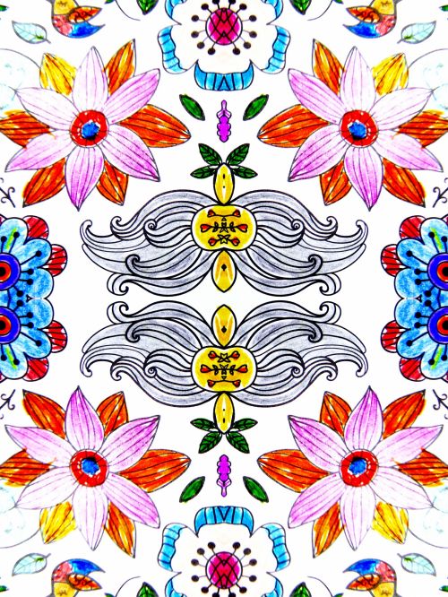 Fonas,  Tapetai,  Kaleidoskopas,  Gėlė,  Gėlės,  Gėlių,  Gėlių Kaleidoskopo Fonas