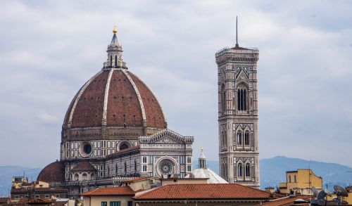 Florencija, Italy, Duomo, Katedra, Panorama, Dangus, Debesys, Architektūra, Europa, Firenze, Bažnyčia, Ispanų, Miestas, Kelionė, Žinomas, Orientyras, Kupolas, Viduramžių, Miesto Panorama, Pastatas, Istorinis, Religinis, Turizmas, Kultūra, Katalikų