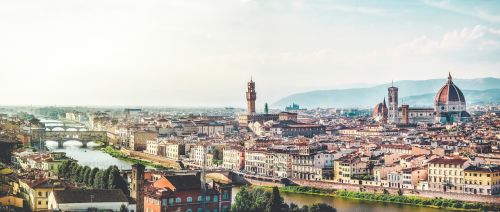 Florencija, Italy, Dangus, Bažnyčia, Toskana, Panorama, Bokštai, Debesys, Lankytinos Vietos, Katedra, Meno Kūriniai, Romantiškas, Fasadas, Architektūra, Saulė, Firenze, Renesansas, Pastatas, Šventė, Arno Upė, Dom, Abendstimmung