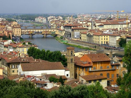 Florencija, Ponte Vecchia, Toskana, Toscana, Tiltai, Arno