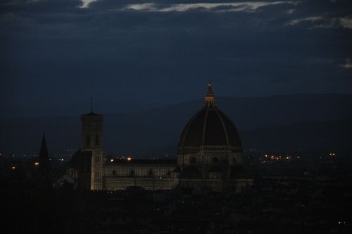 Florencija, Nocturne, Kraštovaizdis, Turizmas, Toskana, Palazzo, Menas, Paminklas