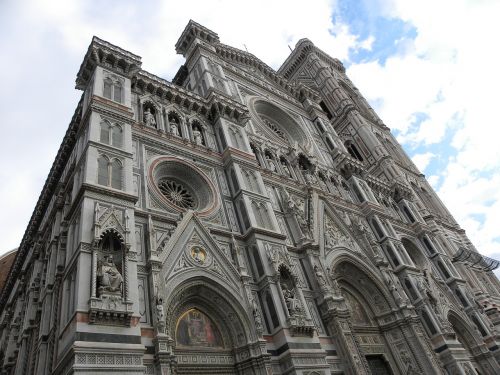 Florencija, Katedra, Paminklas, Istorinis Centras, Senas Pastatas, Turizmas, Senas, Fasadas, Bažnyčia, Europa, Italy