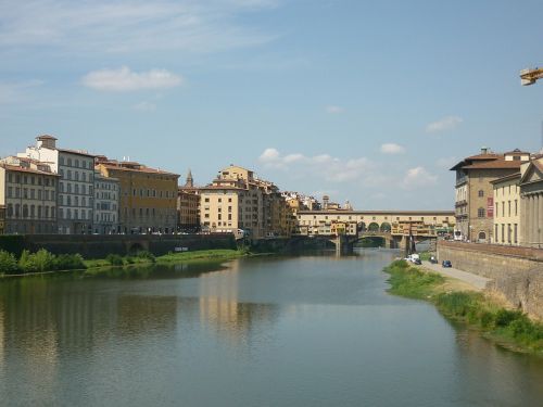 Florencija, Ponte Vecchio, Arno, Italy