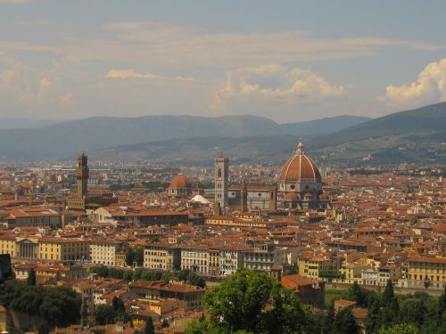 Florencija, Panorama, Toskana, Italy, Miestas, Dom