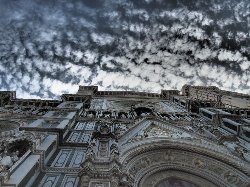 Florencija, Dom, Katedra, Dangus, Bažnyčia, Italy