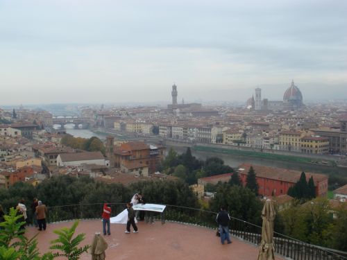Florencija,  Piazzale,  Michelangelo,  Vestuvės,  Florencijos Oro Vaizdas