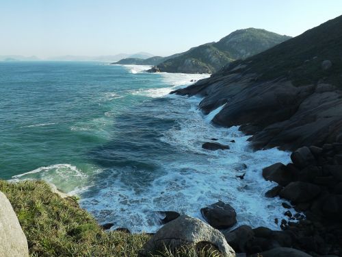 Florianópolis, Jūra, Brazilija Santa Catarina, Royalty Free