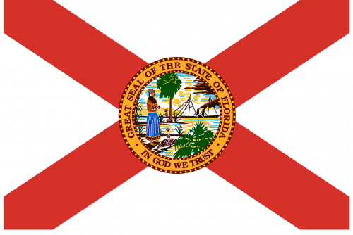 Florida, Vėliava, Valstybė, Usa, Nemokama Vektorinė Grafika