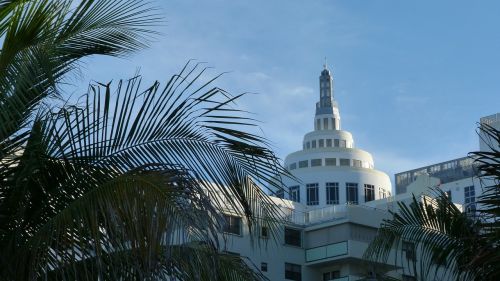Florida, Miami, Pastatas, Architektūra, Art Deco, Saulė