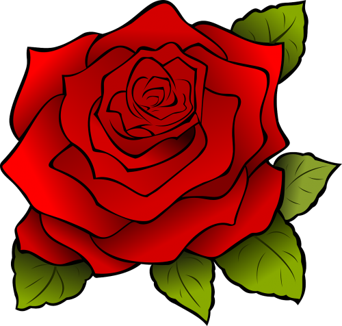 Gėlė, Raudona, Rožė, Žiedas, Gamta, Romantiškas, Nemokama Vektorinė Grafika