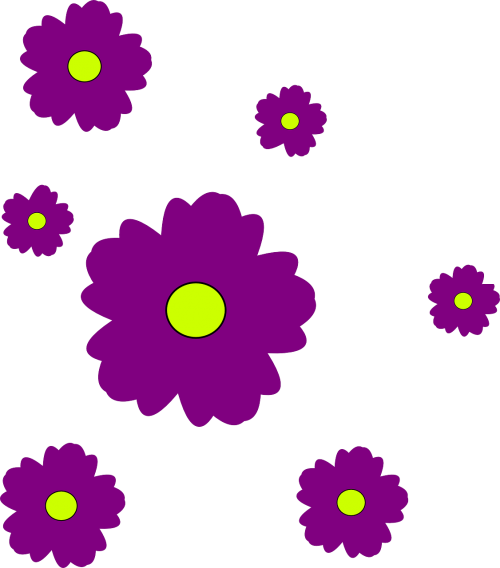 Gėlės, Lilos, Violetinė, Pavasaris, Nemokama Vektorinė Grafika
