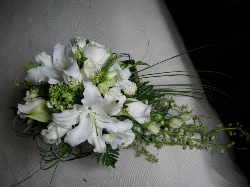 Gėlės, Vestuvės, Balta